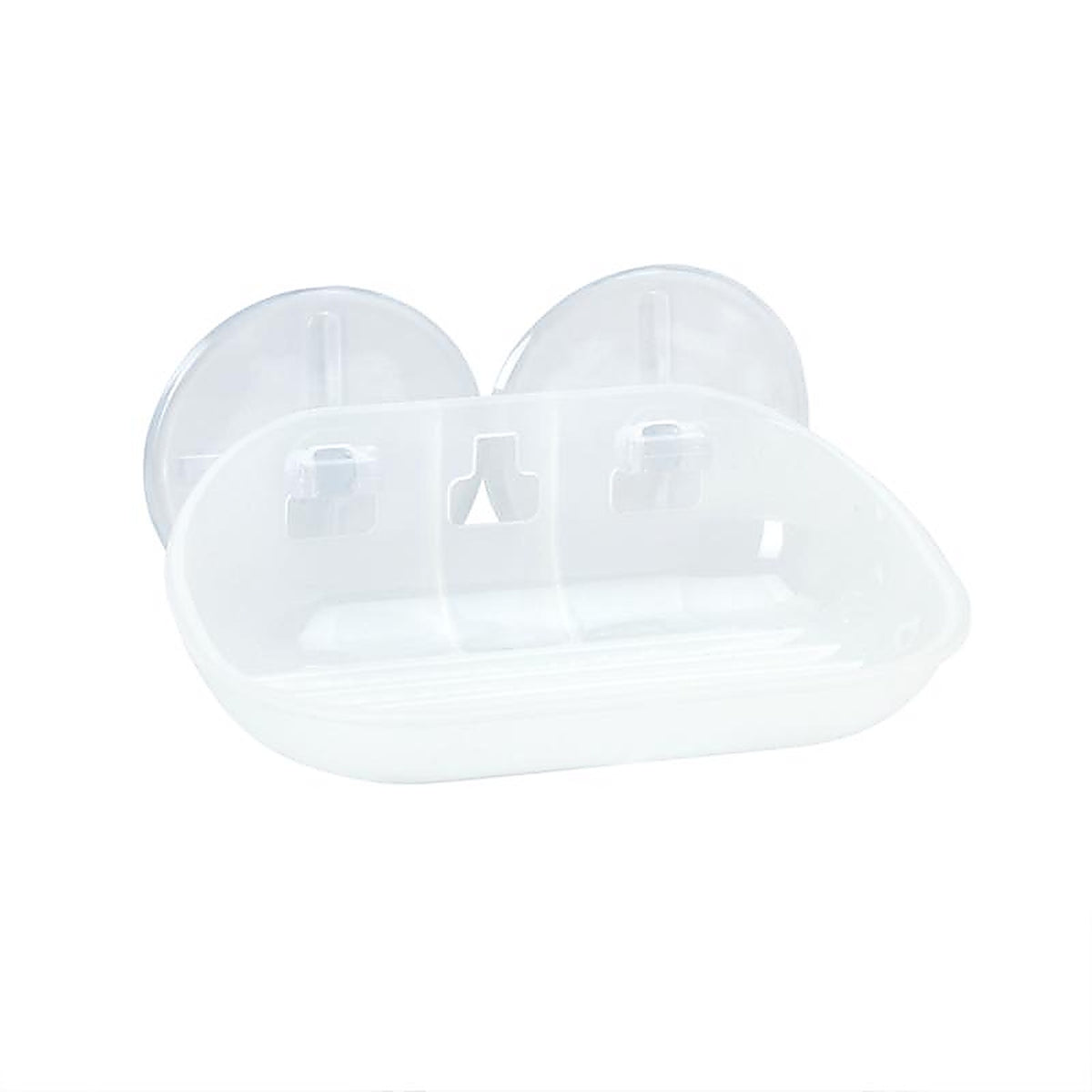 Zenna Home - 2615KK2 - Frost Clear Plastic Soap Dish