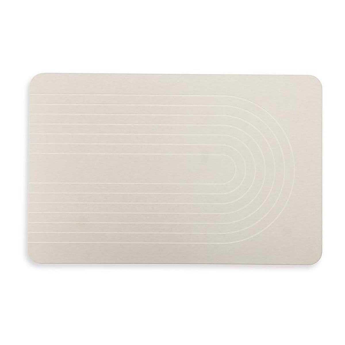 Core Home - AC66508 - 24 In. L X 16 In. W White Rubber Bath/Shower Cushion Mat