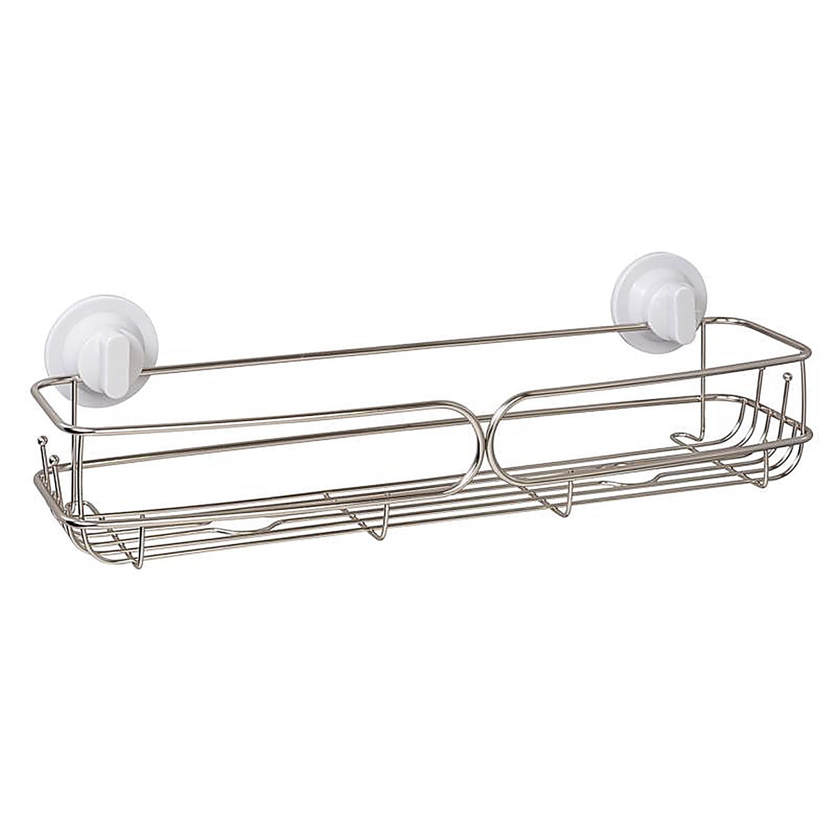 Zenna Home - 7846STL - 4.5 In. H X 18 In. W X 5 In. L Shower Basket