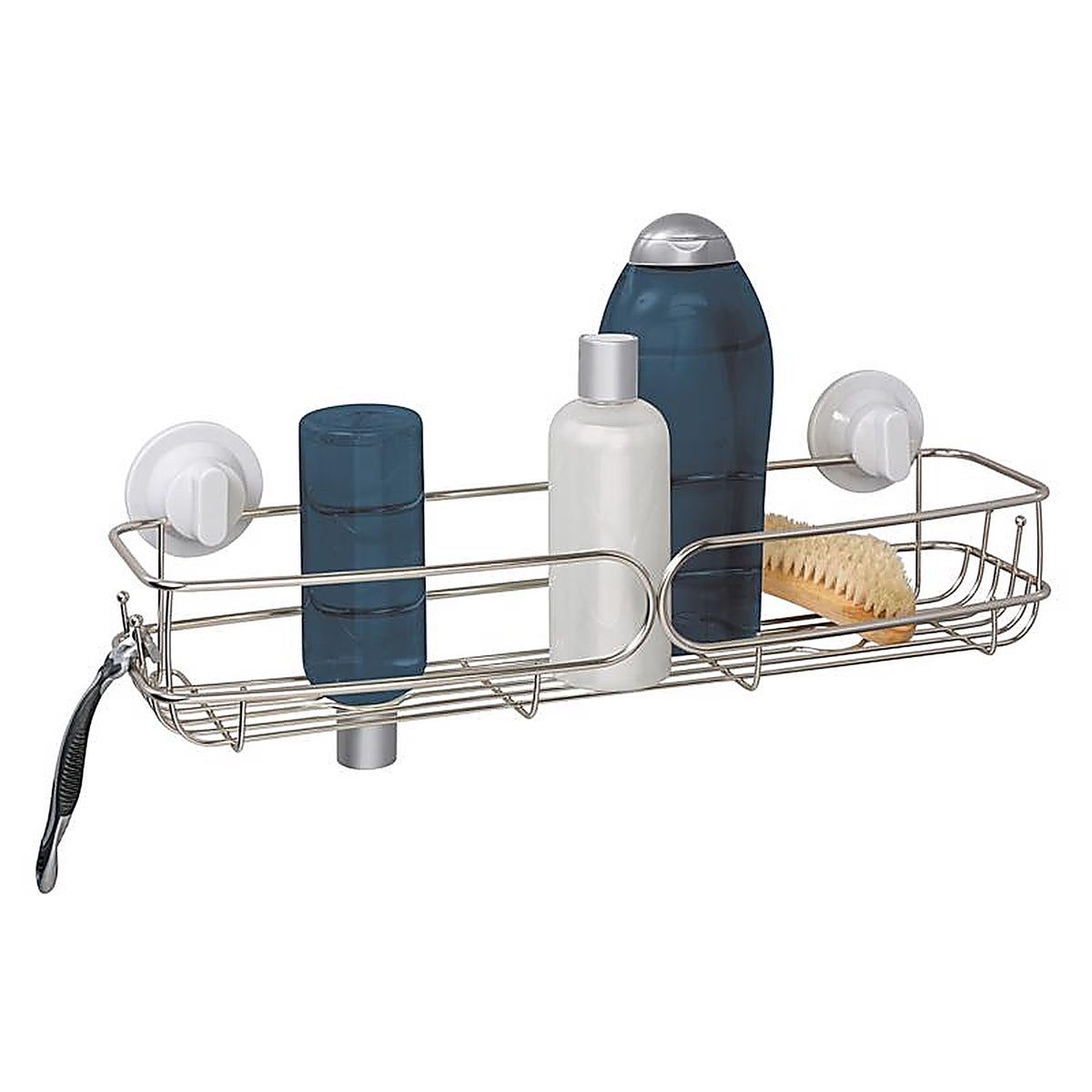 Zenna Home - 7846STL - 4.5 In. H X 18 In. W X 5 In. L Shower Basket