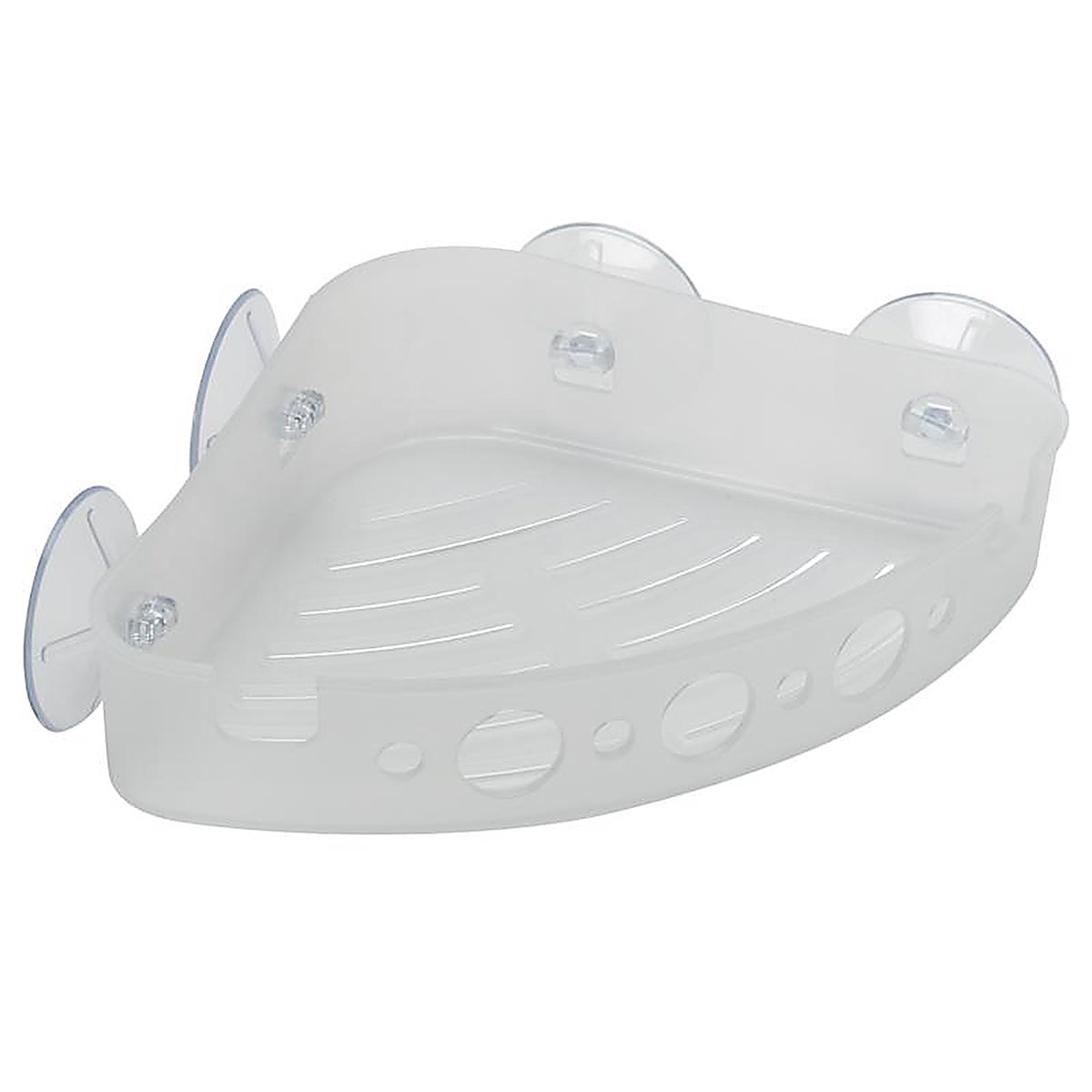 Zenna Home - 394KK2 - 2.5 In. H X 10.75 In. W X 7.3 In. L Suction Corner Basket