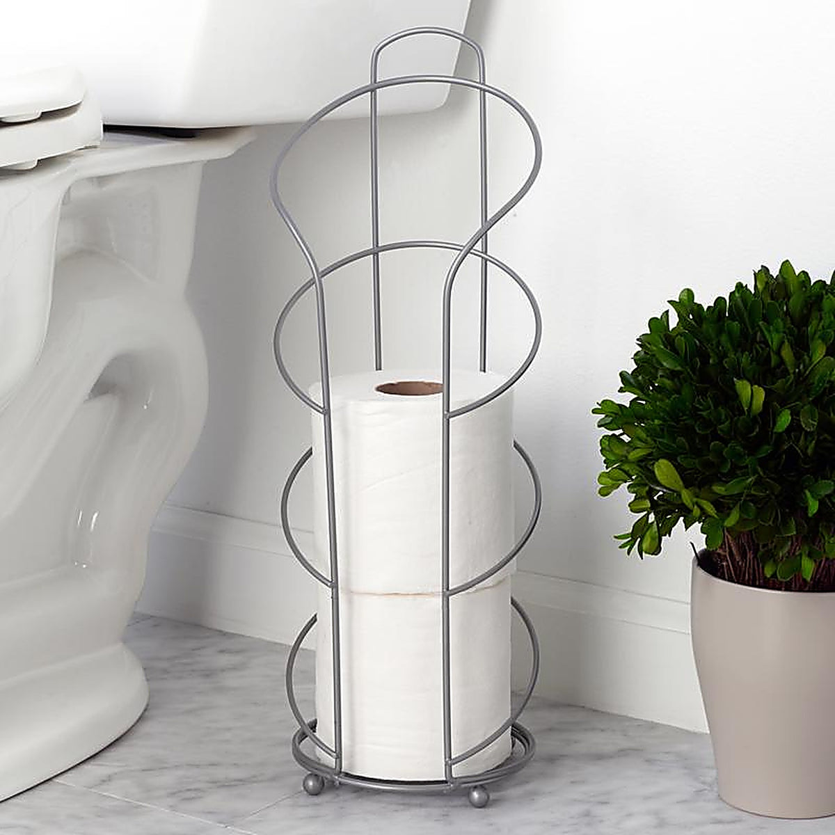 Zenna Home - 7656NN - Toilet Paper Roll Reserve
