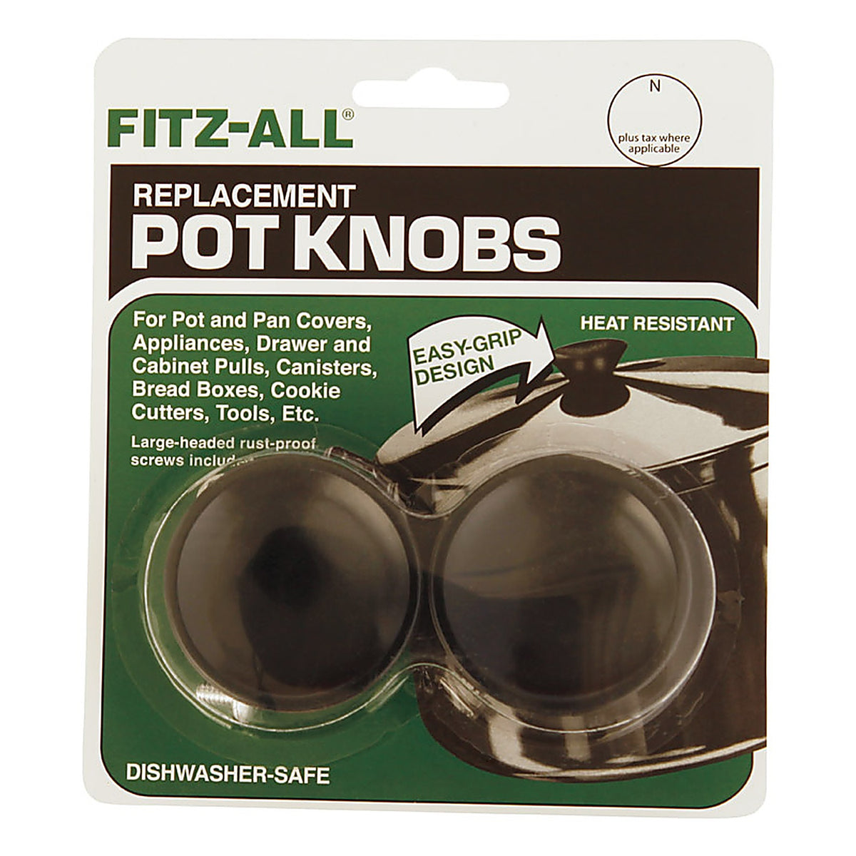 Fitz-All - 55707 - Plastic Replacement Pot Knob Black