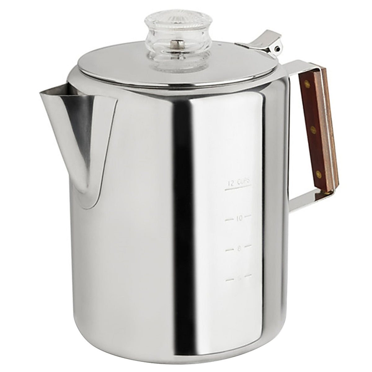 Fitz-All - 55705 - Rapid Brew 12 Cups Silver Stovetop Percolator