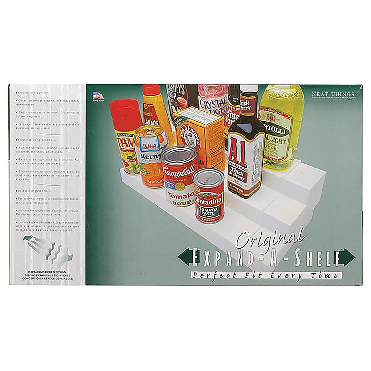 Dial Industries - 01703 - 8 In. H X 4.13 In. W X 27 In. L White Expandable Shelf