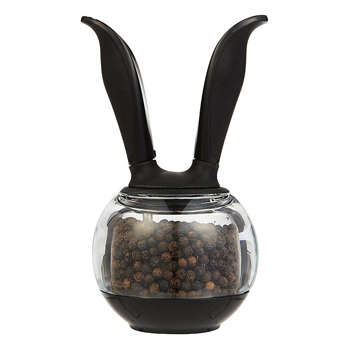 Chefn 101-235-001 3in. W Black/Clear Plastic Pepper Ball Grinder