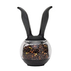 Chefn 101-235-001 3in. W Black/Clear Plastic Pepper Ball Grinder