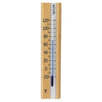 Taylor 5141 Tube Thermometer Wood Brown