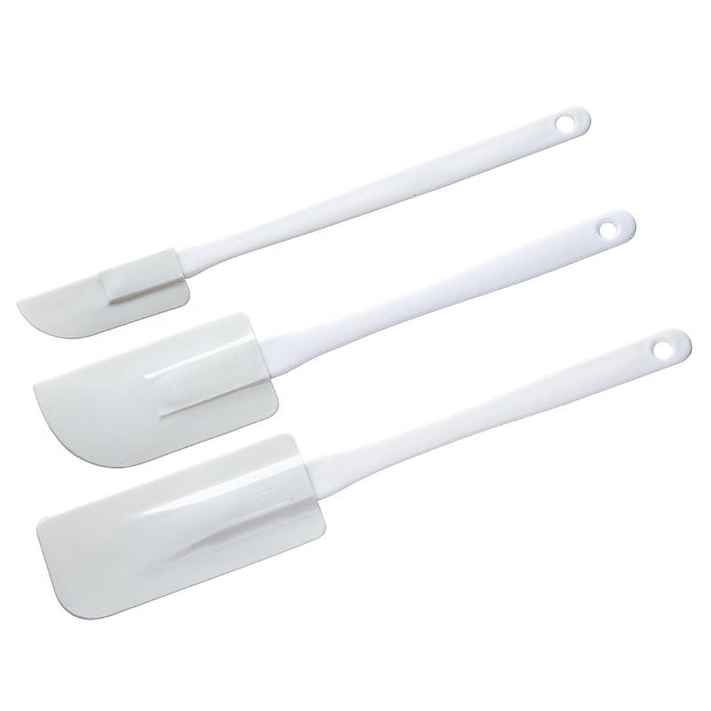 Chef Craft - 20488 - White Polypropylene Spatula Set