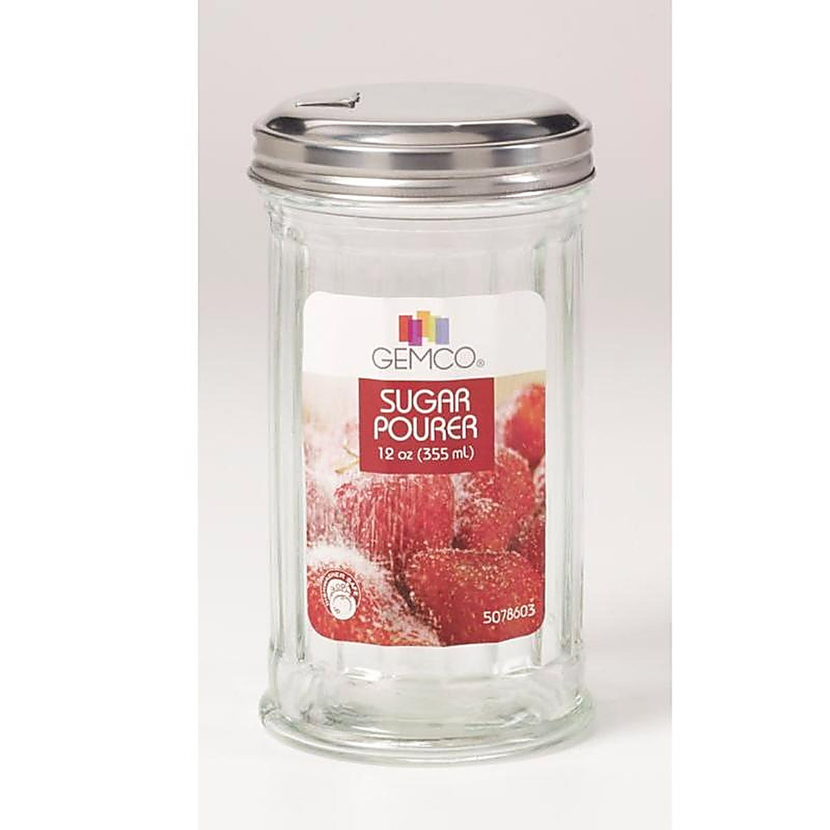 Lifetime 5078603 12 oz Clear Glass Sugar Pourer Sugar Pourer 3.1 in. D 1 pk
