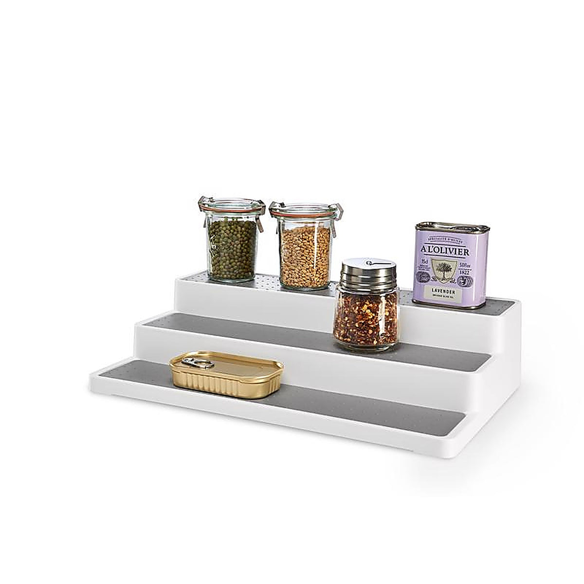 MadeSmart - 64222 - White Plastic Shelf Organizer