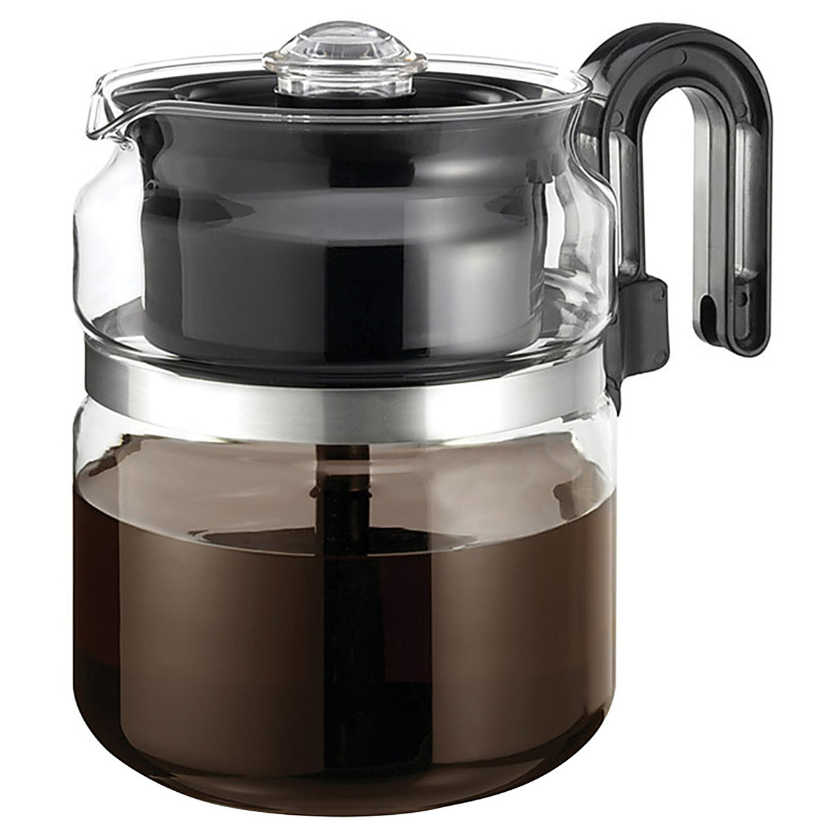Medelco - PK008 - 8 Cups Clear Stovetop Percolator