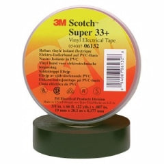 3M 06130 Scotch Super 33+ Vinyl Electrical Tape, 3/4 inch x 20 feet (19 mm x 6,1 m)