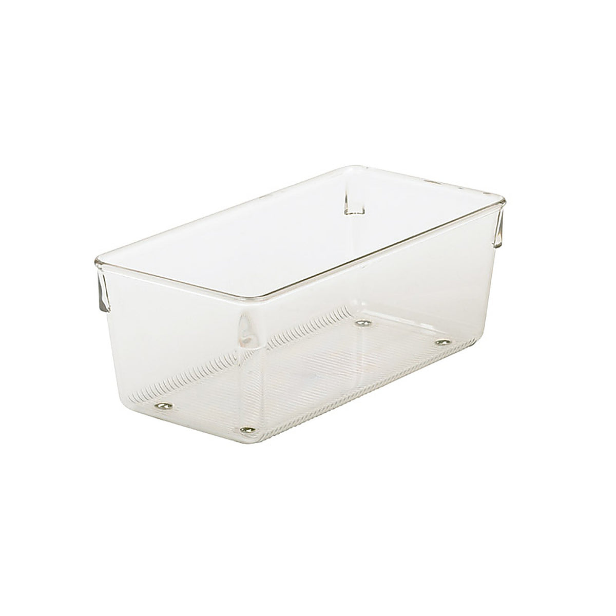 InterDesign 52830 Linus 3 in. H x 4 in. W x 8 in. D Plastic Drawer Organizer