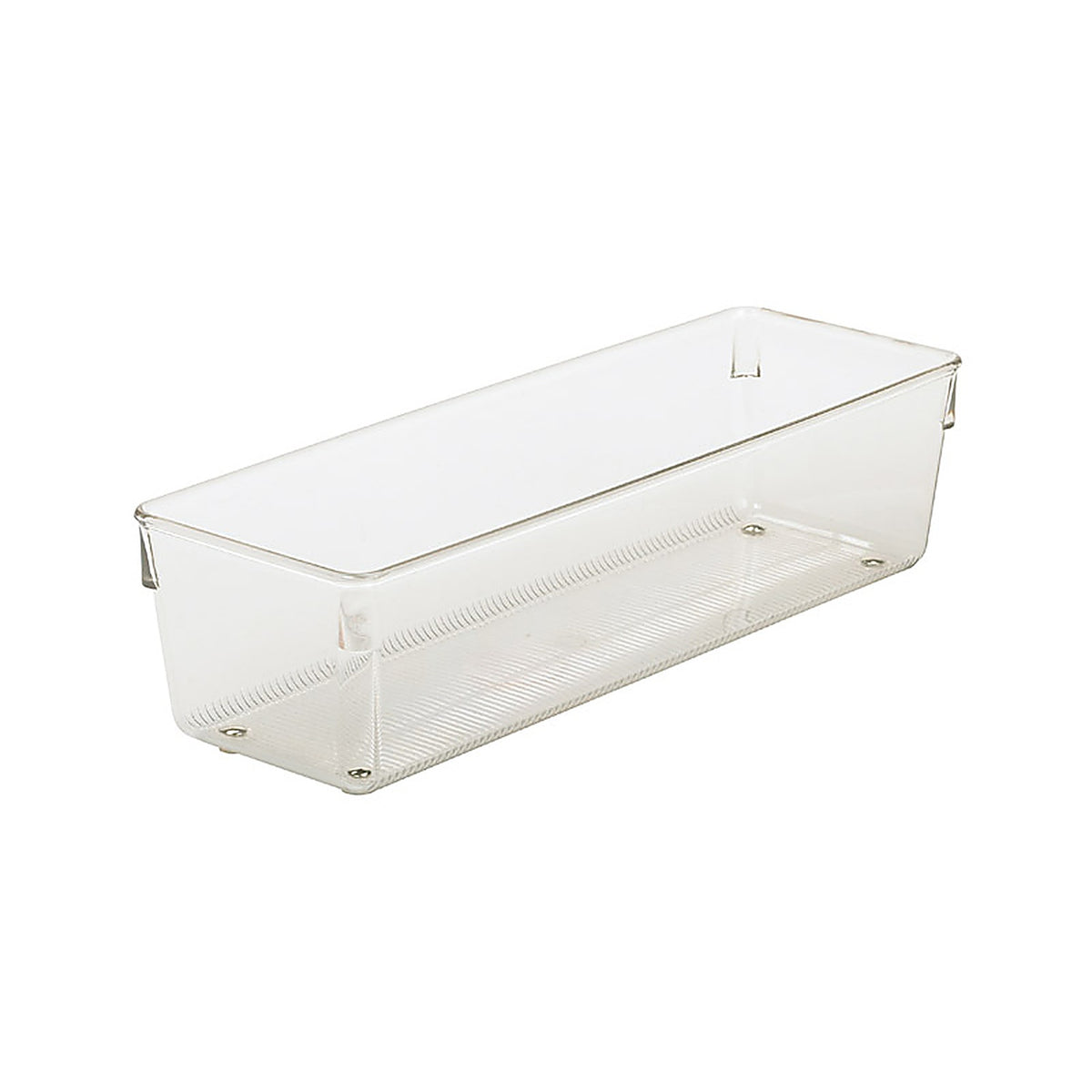 InterDesign 52930 Linus 3 in. H x 4 in. W x 12 in. D Plastic Drawer Organizer