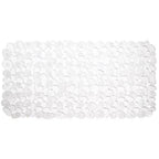 InterDesign 80010 26-1/2 in. L x 13-1/2 in. W Clear Plastic Bath Mat