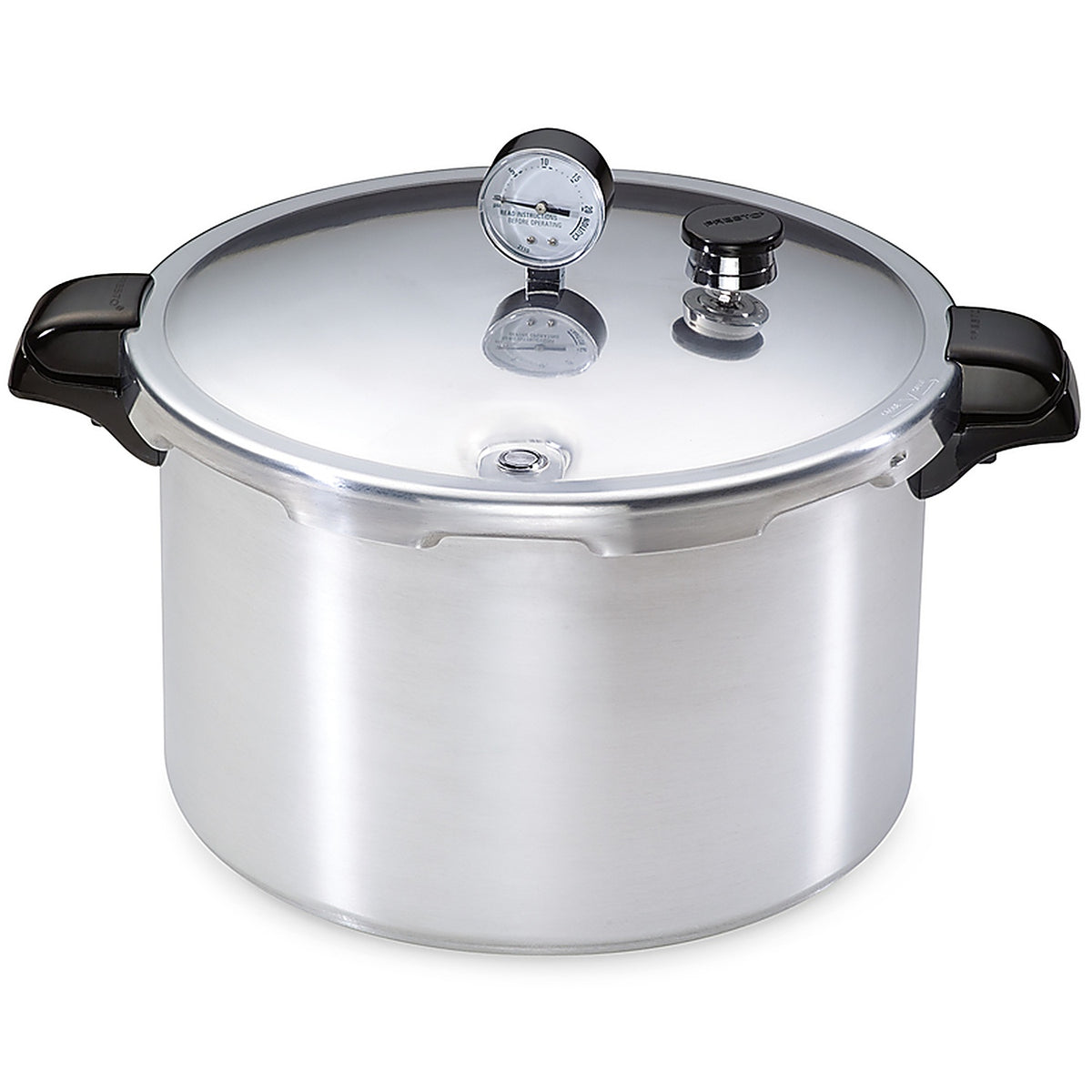 Presto 01755 Brushed Aluminum Pressure Cooker and Canner 16 qt