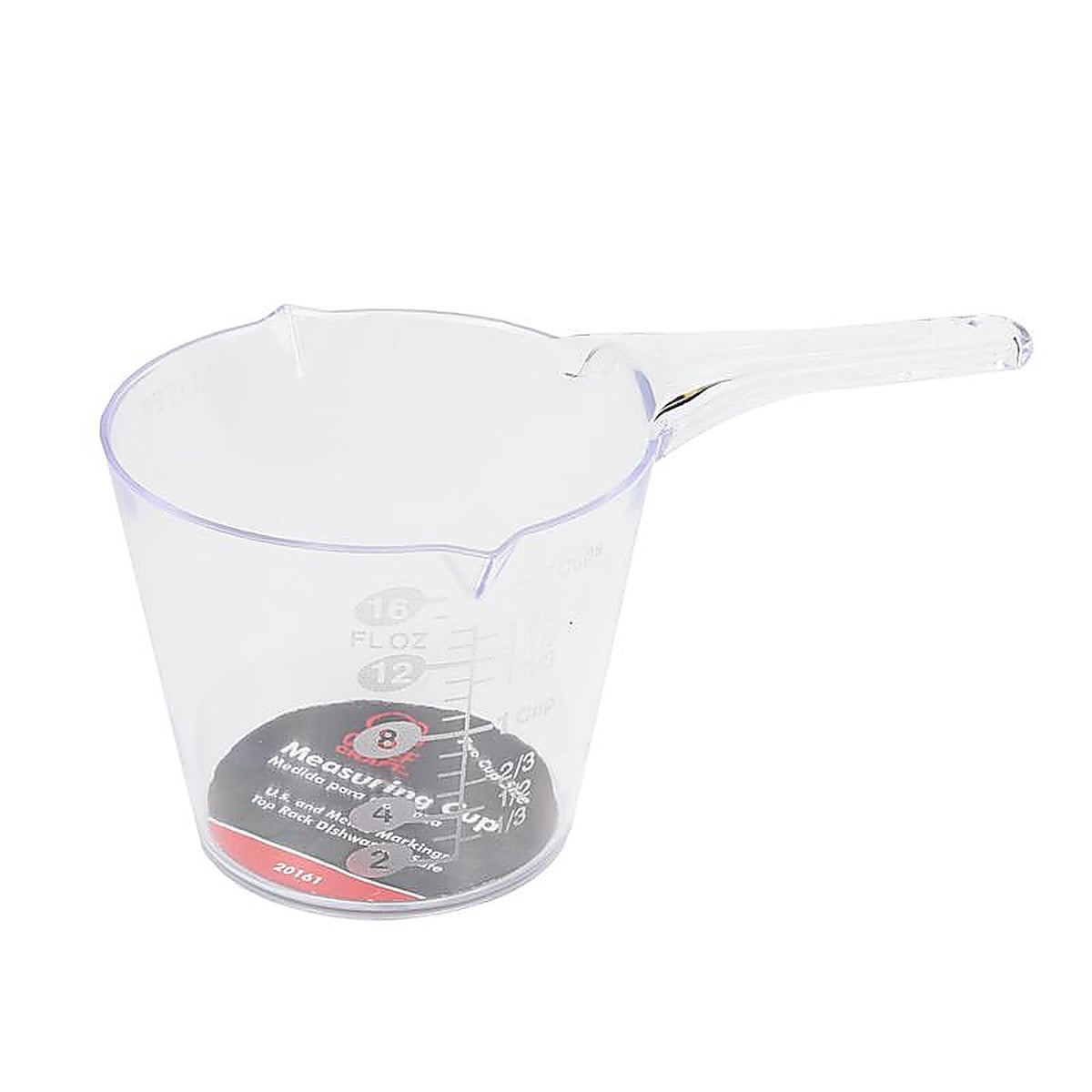 Chef Craft - 20161 - 2 Cups Plastic Clear Measuring Cup
