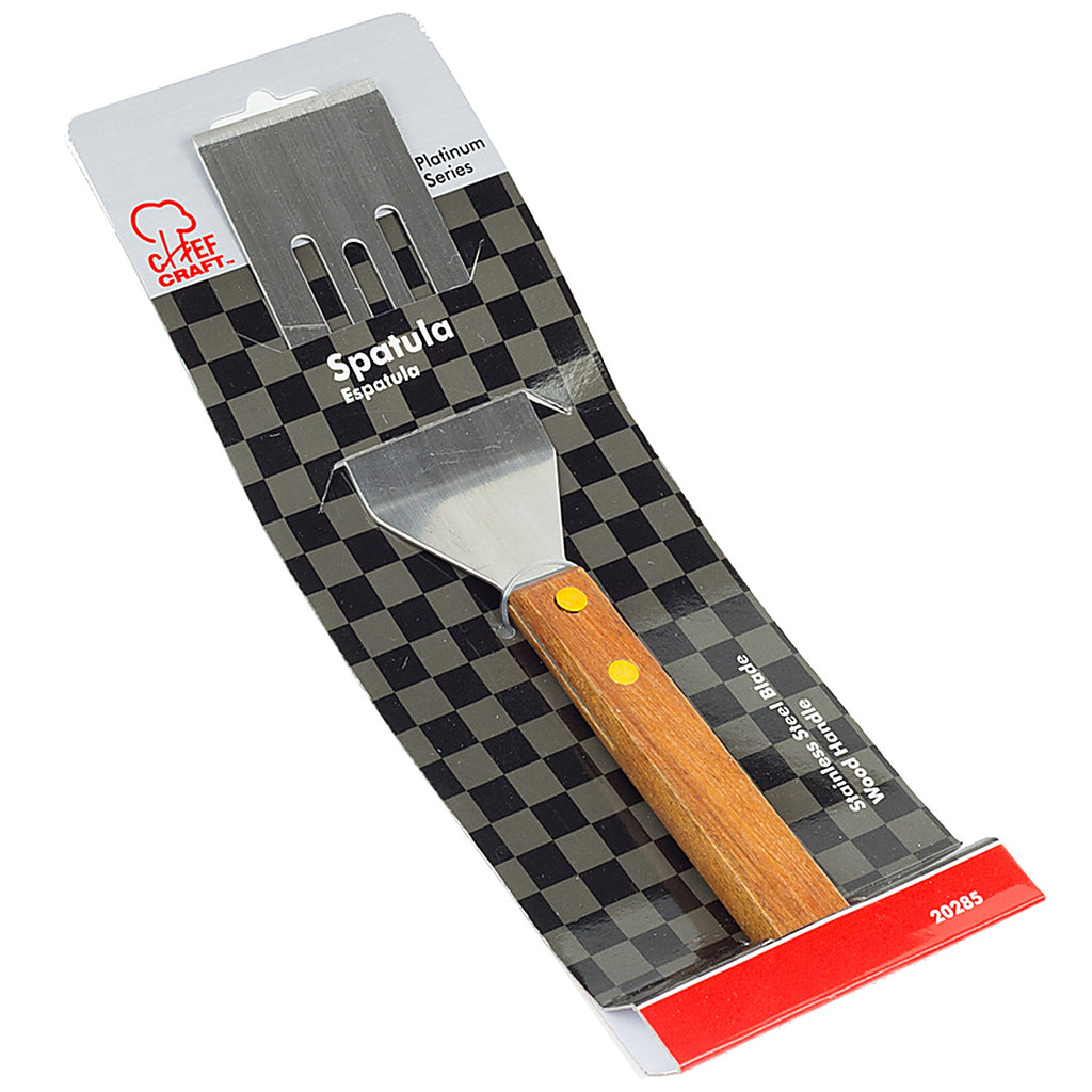 Chef Craft - 20285 - Multicolored Stainless Steel/Wood Slotted Cookie Spatula