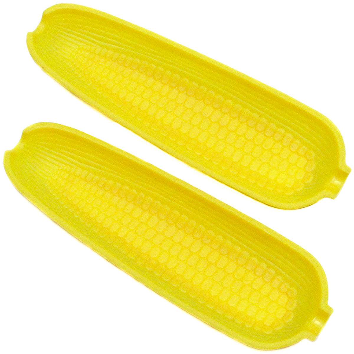 Chef Craft - 20718 - Yellow Plastic Corn Cob Dishes
