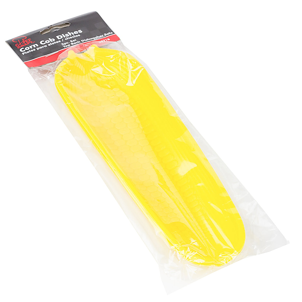 Chef Craft - 20718 - Yellow Plastic Corn Cob Dishes