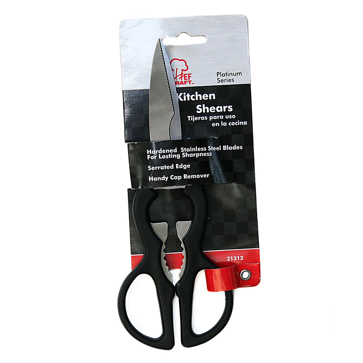 Chef Craft - 21212 - Stainless Steel Kitchen Scissors 1 Piece