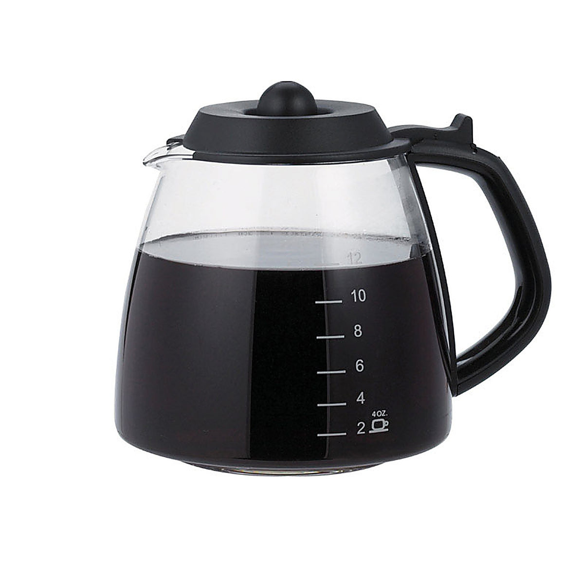 Medelco - GL312BK - Cafe Brew Clear Glass Carafe