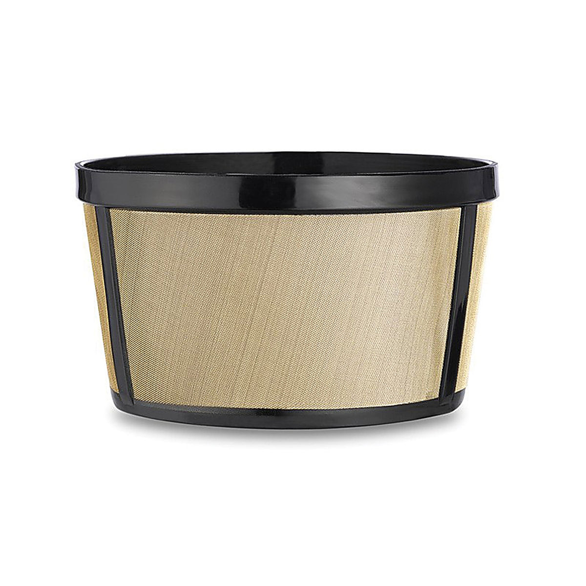 Medelco - BF215CB - 12 Cups Black/Gold Basket Coffee Filter 1 Pack