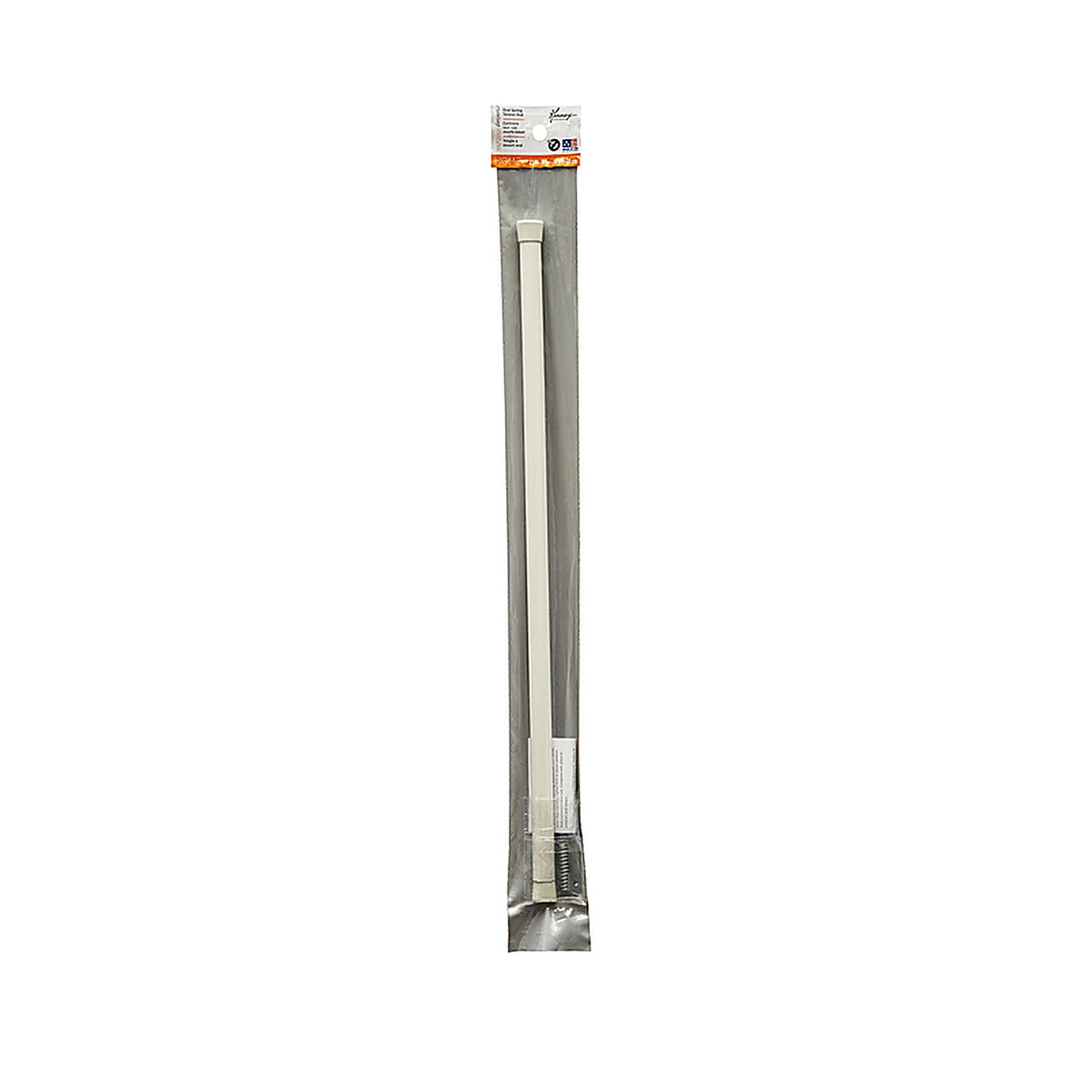 Kenney KN616 Enamel White Tension Rod 22 in. L x 36 in. L