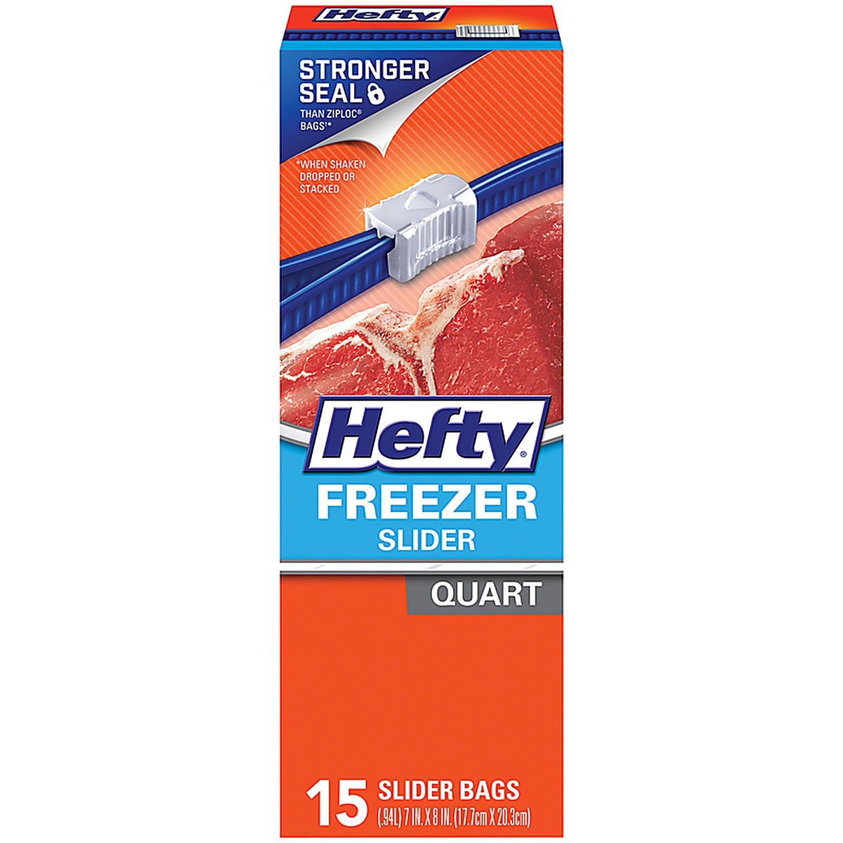 Hefty R8-2216 1 qt. Freezer Bag 15/Pack