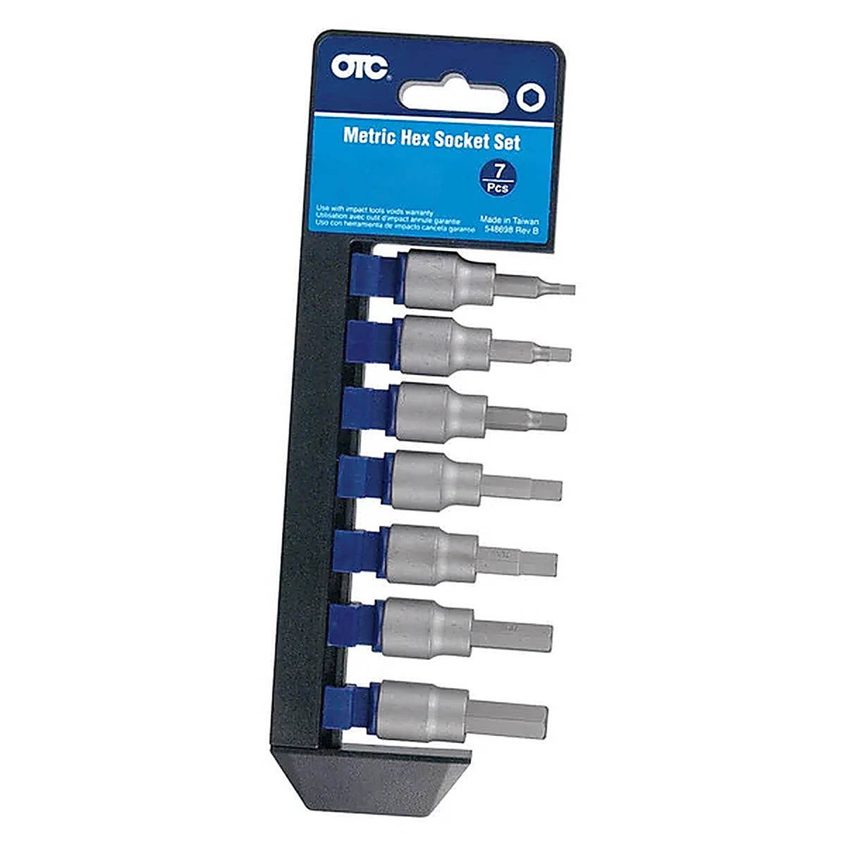 OTC 6171 3/8in. Dr. Metric Hex Socket, 3mm