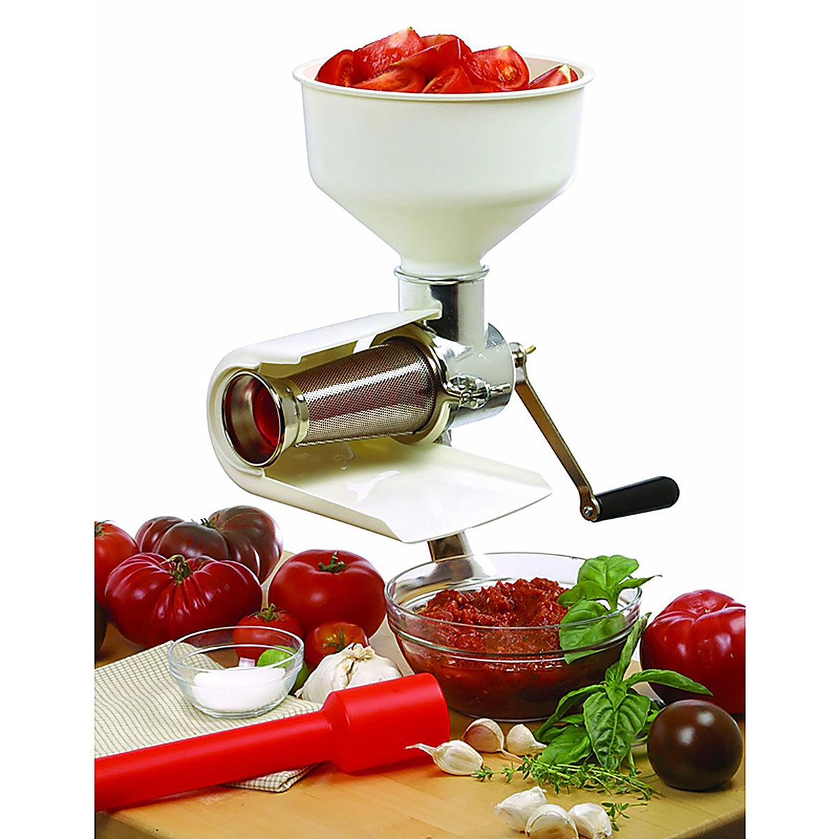 Norpro 1951 3 in. W White Metal Food Strainer and Sauce Maker