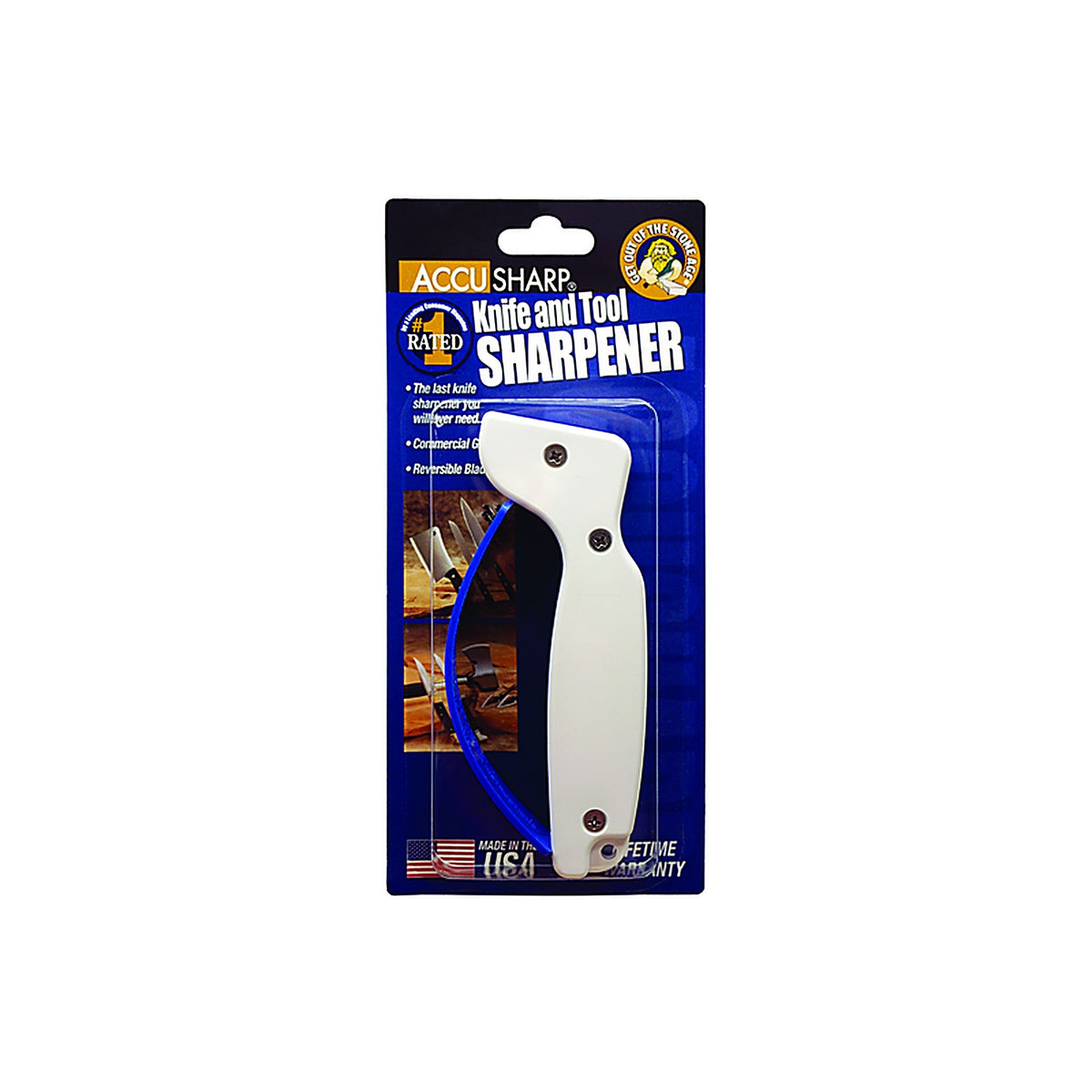AccuSharp 001 Gloss Tungsten Carbide 1 Stage Knife and Tool Sharpener
