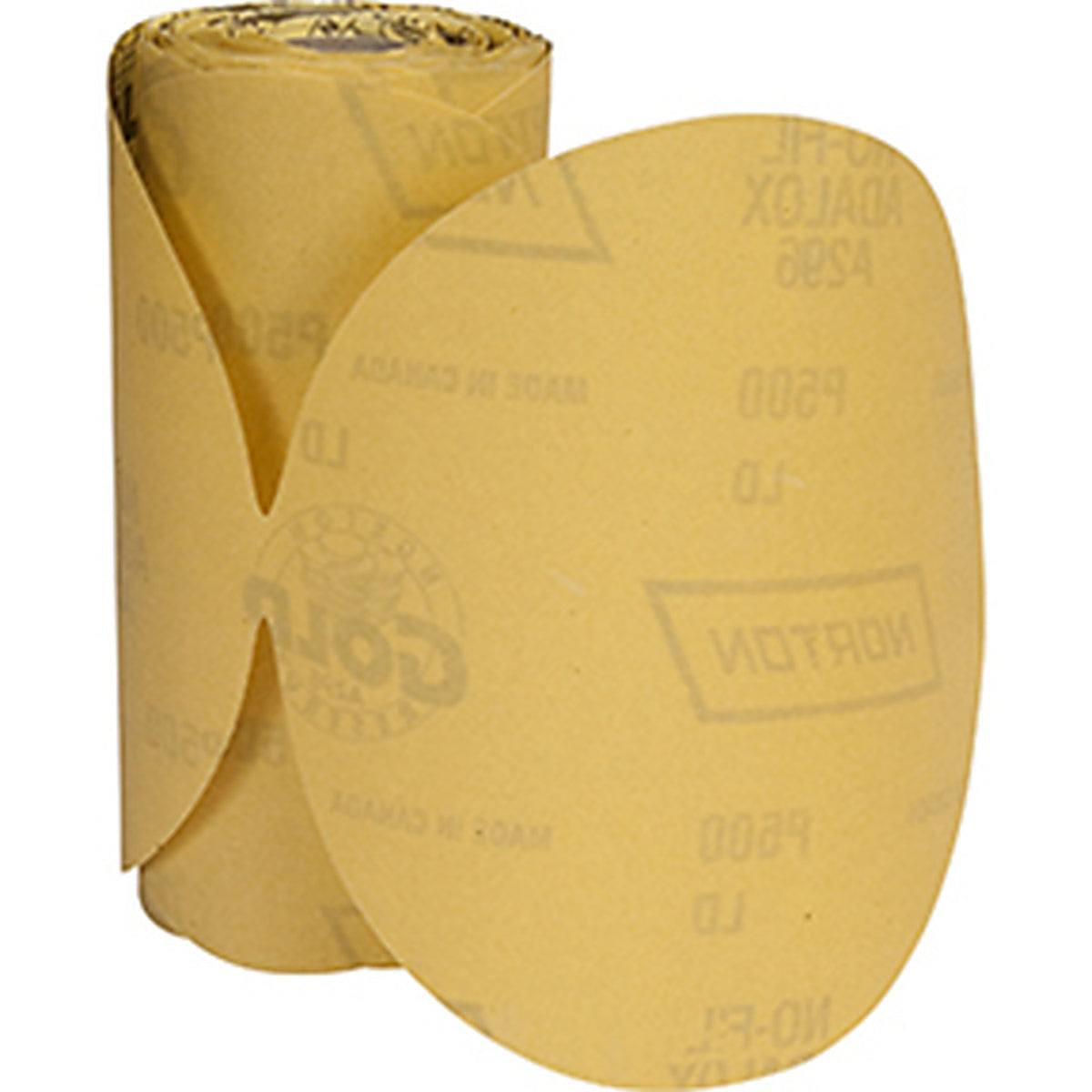 Norton - 6176 - Gold Reserve A296 AO Fine Grit Paper PSA Disc Roll