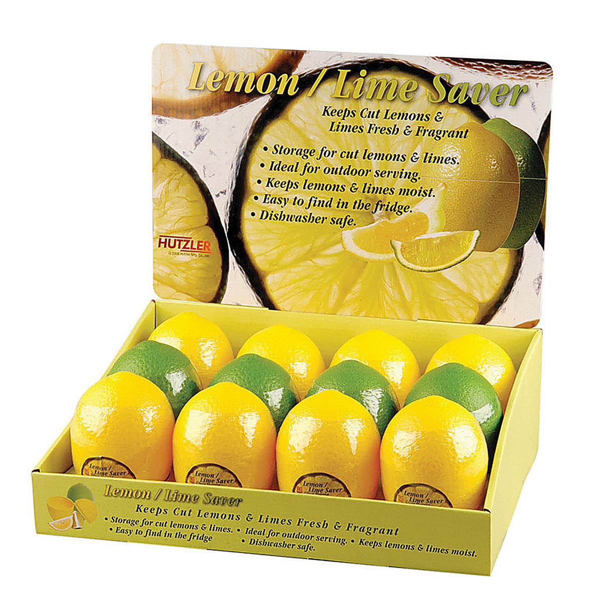 Hutzler - 7058PF - Yellow/Green Plastic Lemon/Lime Saver