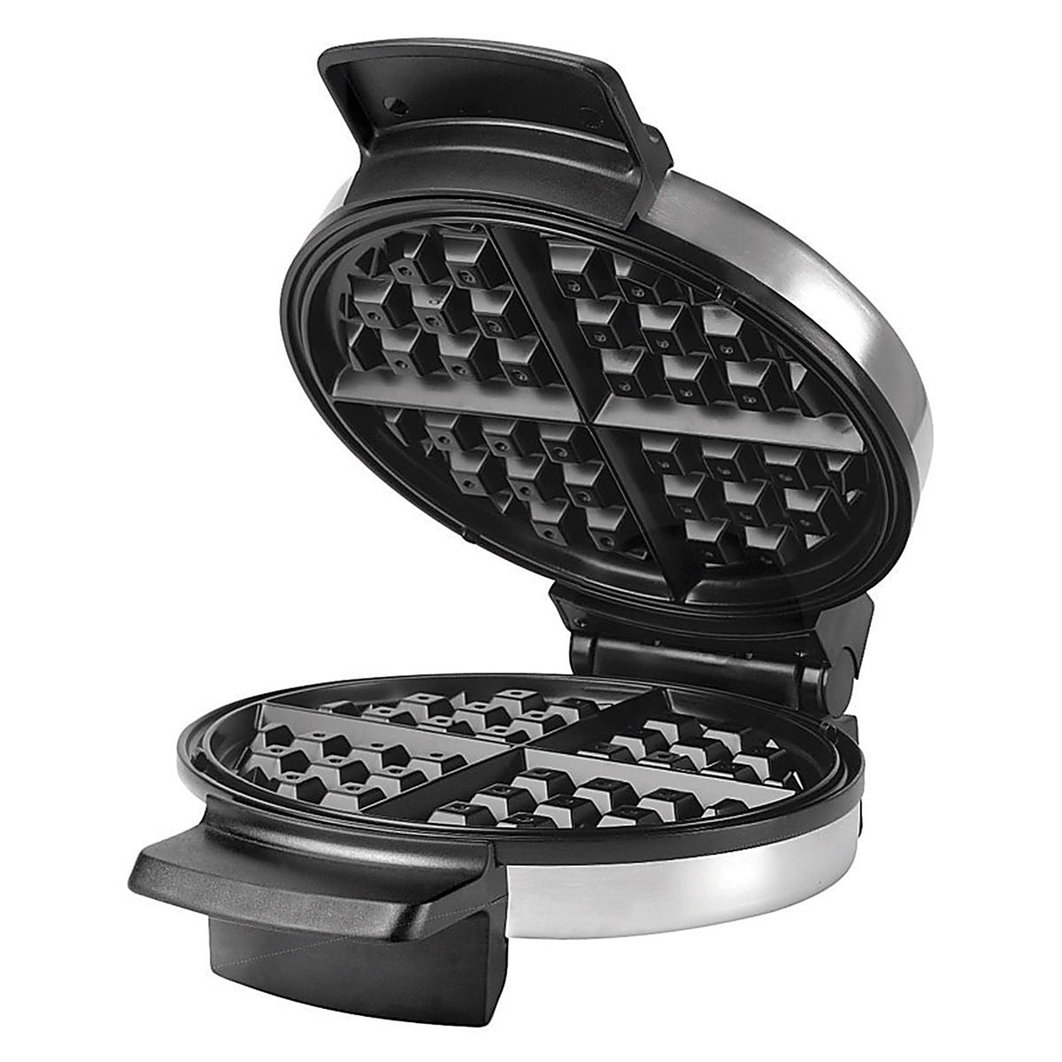 Black+Decker WMB500 Stainless Steel Silver Belgian Waffle Maker