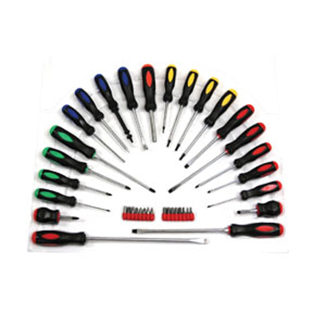 ATD 6198 22 Pc. Screwdriver with 16 Pc. Bit Set