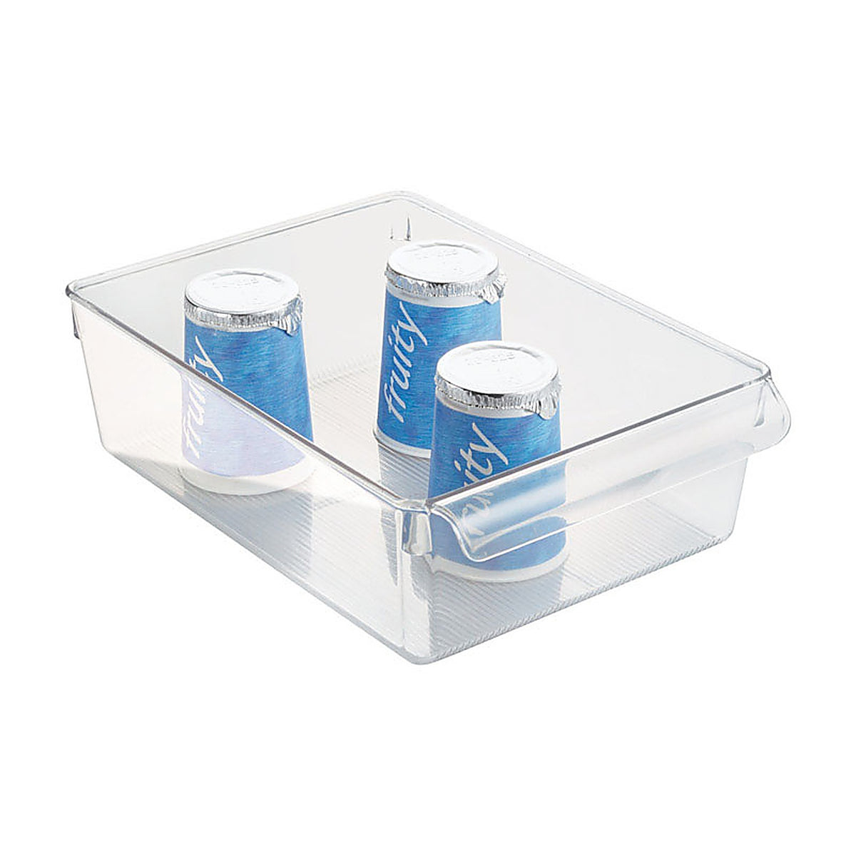 Idesign - 69630 - Clear Storage Bin 3.5 In. H X 8 In. W X 11.5 In. D Stackable