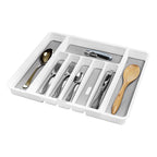 MadeSmart - 29308 - 2 In. H X 13 In. W X 16 In. D Plastic Adjustable Silverware Tray