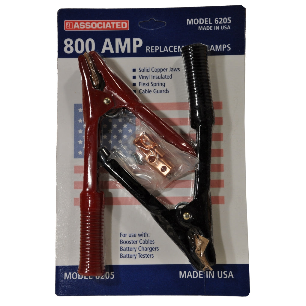 Associated Auto Equipment 6205 800 AMP. CLAMPS
