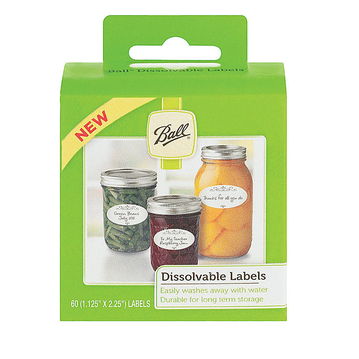 Ball 1440010734 Dissolvable Canning Labels 60 pk