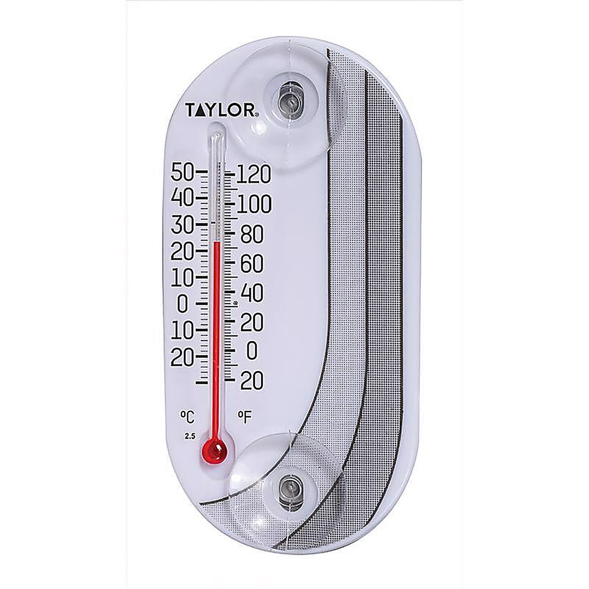 Taylor 4763 Tube Thermometer Plastic White