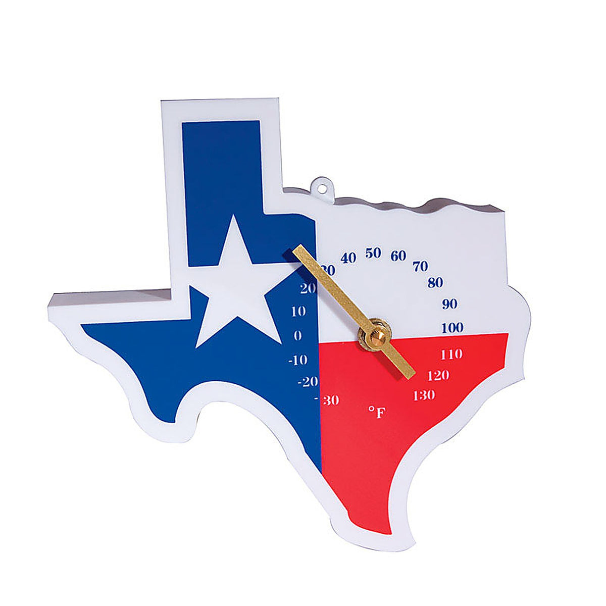 Turbine - 912 - Texas Dial Thermometer Plastic White