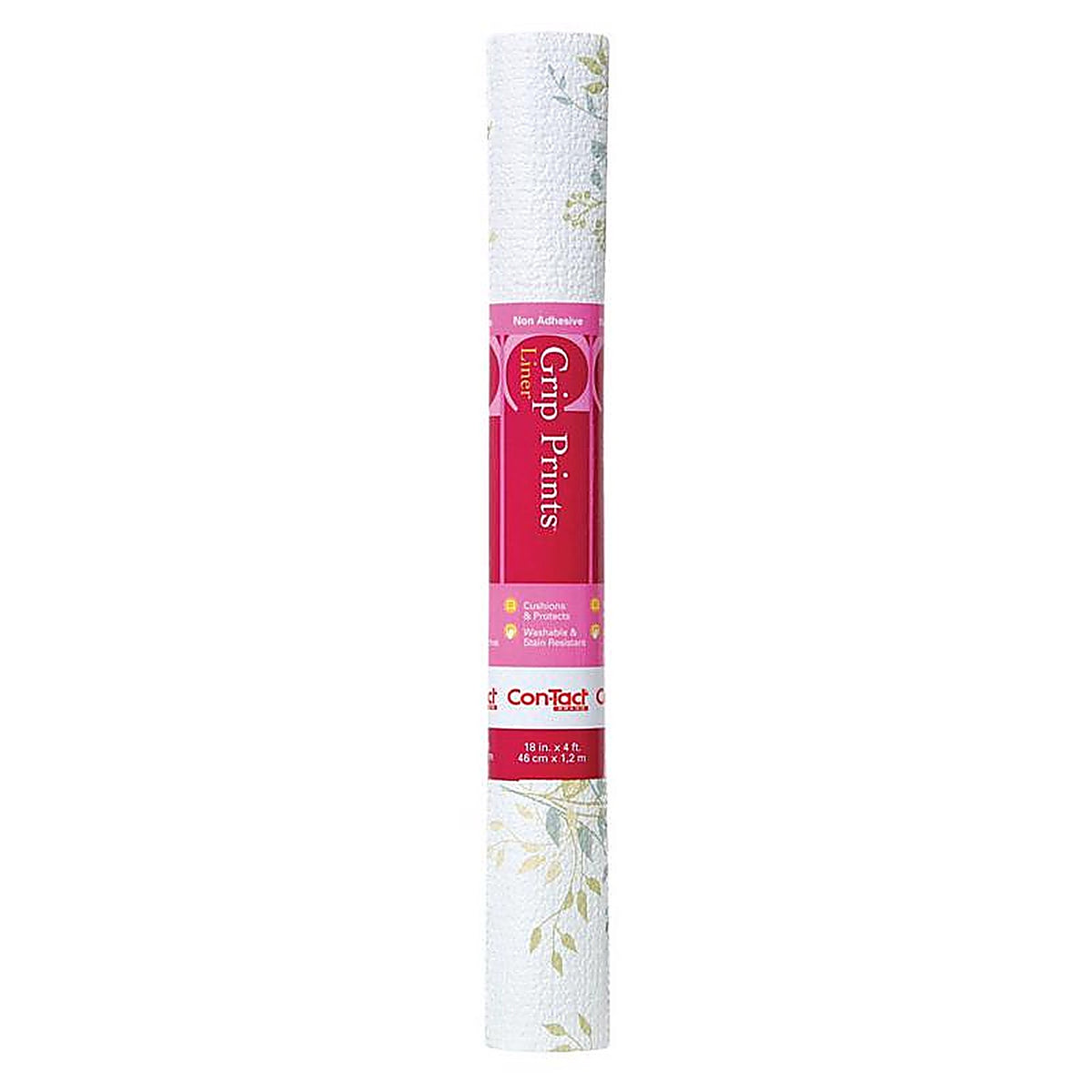 Con-Tact 04F-C7HT6-06 Grip Prints 4 ft. L x 18 in. W Aspen Aloe Non-Adhesive Shelf Liner