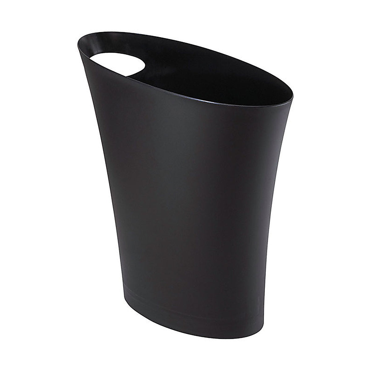Umbra 082610-040 Skinny 2 gal. Black Plastic Modern Wastebasket