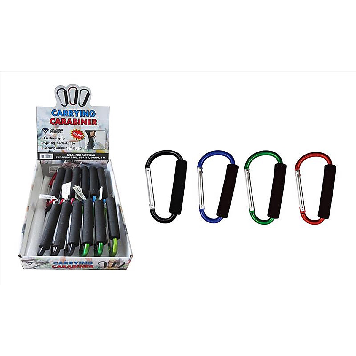 Diamond Visions 2222208 IIT Jumbo D Shaped Carabiner Aluminum 1/Pack