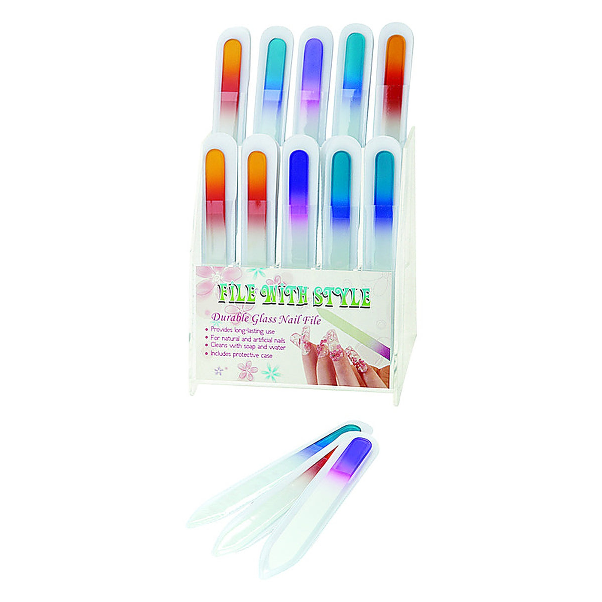 Diamond Visions 01-0289 Health and Beauty Nail File Glass 1/Pack