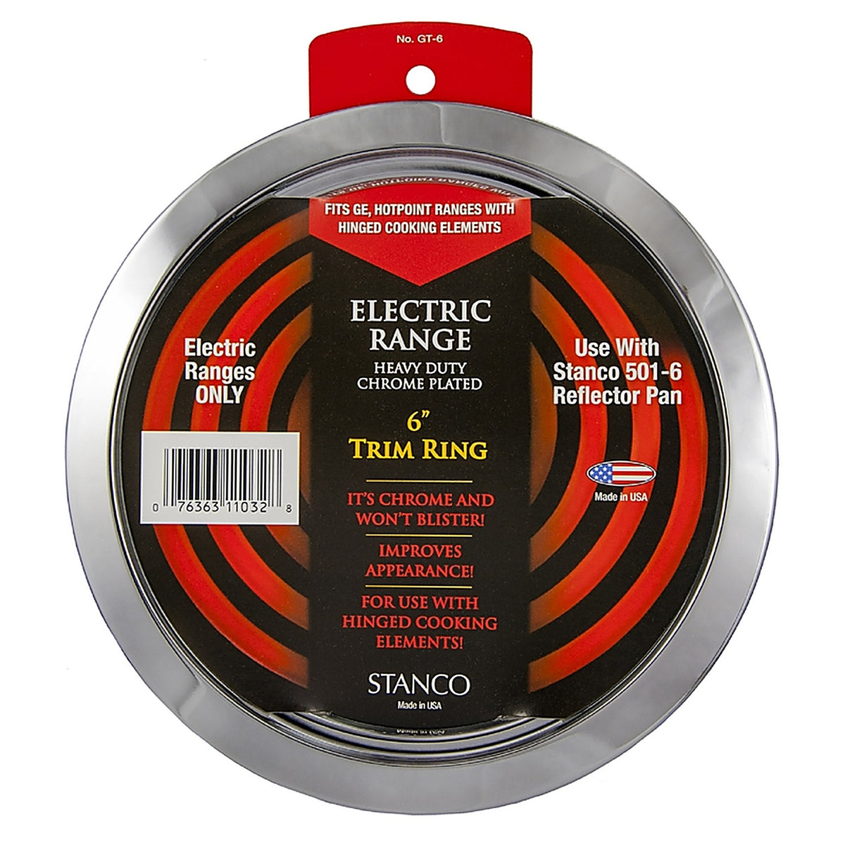 Stanco GT-6 Steel Trim Ring 6 in. W