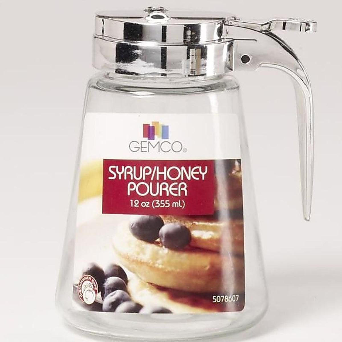 Lifetime - 5078607 - Clear Glass Syrup Pourer Syrup Dispenser 1 Pack