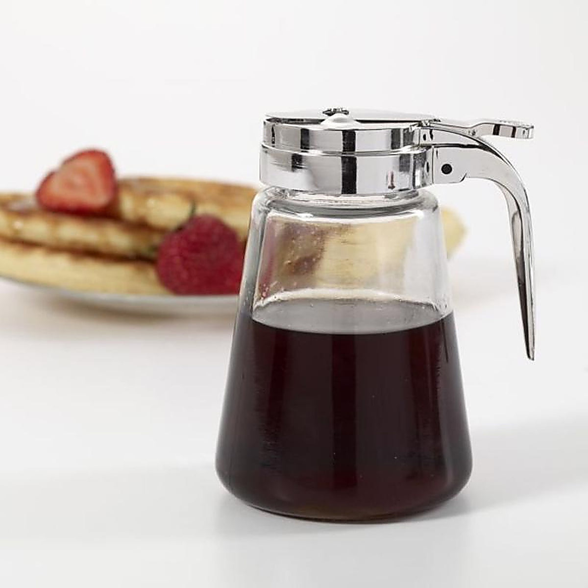 Lifetime - 5078607 - Clear Glass Syrup Pourer Syrup Dispenser 1 Pack